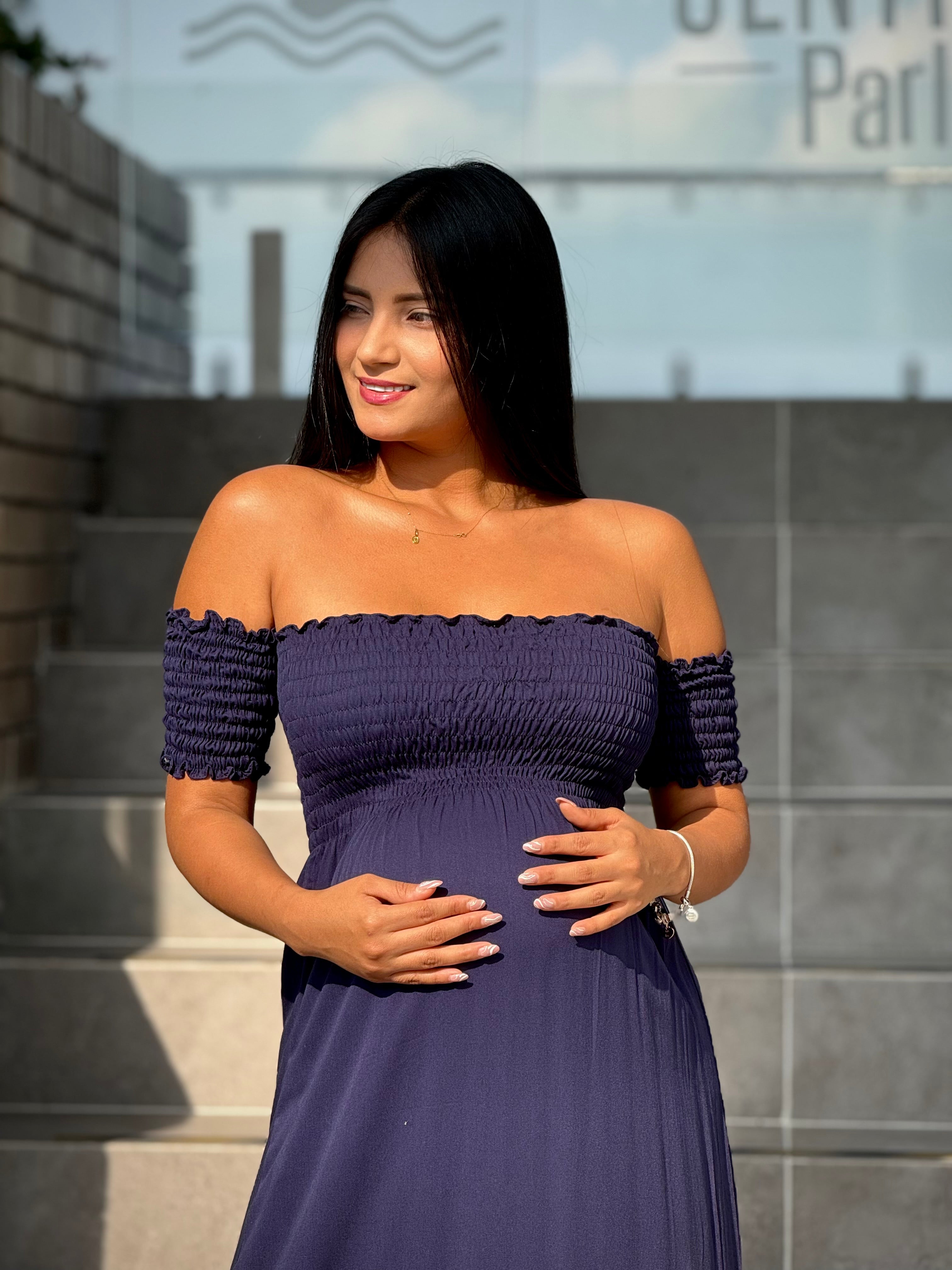 Modelos de vestidos maternos sale